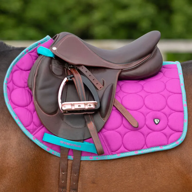 Hy Equestrian DynaMizs Ecliptic Close Contact Saddle Pad Plum